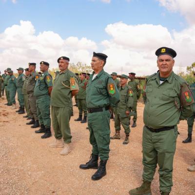 جمع صباحي لكتيبة أمن النهر الصناعي بتعليمات من المشير خليفة حفتر