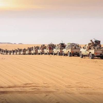 كتيبة سبل السلام تواصل دورياتها الصحراوية في الجنوب الشرقي بتعليمات من الفريق ركن صدام حفتر