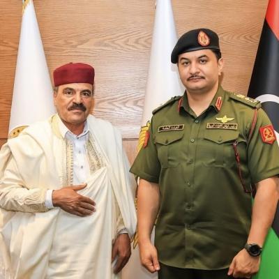 الفريق صدام حفتر يستقبل ممثل قبيلة زوية لبحث دعم الاستقرار والمصالحة